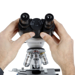 AmScope B270A-KT-3M B270 Series Advanced Student & Professional Binocular Compound Microscope 40X-1600X w/ 3MP USB 2.0 Color CMOS C-mount Camera, one set of 50 pack blank slides, 100 pack cover slips and 25 transfer pipe (9)