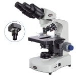 AmScope B340C-LED-3M3 B340 Series Student and Professional Siedentopf Binocular Compound Microscope 40X-2500X w/ 3W LED, 3D Mechanical Stage and 3MP USB 3.0 C-mount Camera (3)
