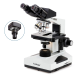 AmScope B490-LED-E Professional LED Biological Binocular Compound Microscope 40X-1000X Magnification w/ 3D Mechanical Stage and 1MP Camera (2)