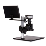 AmScope DM650AM-HDM11 DM650 Series Digital Video Inspection Digital Microscope HD 0.6X-5X on Table Stand w/ Smart Auto-Zoom + 11.6" HD Monitor (2)