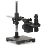 AmScope H800-SAB-96S-HD2 H800 Series Zoom Inspection Monocular Stereo Microscope 0.7X-5X on Single-Arm Boom-Stand w/ LED Ring Light and 1080P HDMI C-mount Camera (7)