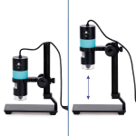 AmScope HHD1300-QSMS10 1.3 MP Professional Handheld Digital USB Microscopes w/ 10X-280X Magnification, LED Ring Illuminator, and Ball-Joint Stand (7)