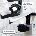 AmScope M30-ABS-KT2-W-EXCL1 IQCrew 120X-1200X 52-pcs Kids Beginner Compound Microscope STEM Kit w/ Metal Body Microscope, Slides, LED Light (3)
