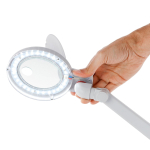 AmScope MAG3-30D5D12 2.25X, 4X Magnification 3.5" Lens 30 LED Table Top Magnifying Lamp (2)