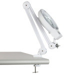 AmScope MAG5-90D5 2.25X Magnification 5" Diameter Lens 90 LED Desk Clamp Magnifying Lamp (2)