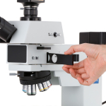 AmScope ME600TB-5M Brightfield, Darkfield and Polarizing Metallurgical Upright Trinocular Compound Microscope 50X-1000X Magnification w/ Large-Format Stage and 5MP USB 2.0 C-mount Camera (7)