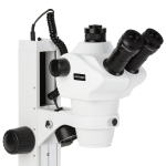 AmScope SF-2TRAX-TP Trinocular Stereo Microscope 4X-50X Magnification on Track Stand w/ Dual-illumination and 9.7" Touchscreen Imaging System (2)