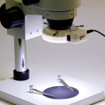 AmScope SM-1BSX-56S-5M SM-1 Series Inspection and Dissecting Zoom Binocular Stereo Microscope 3.5X-45X w/ 56 LED Compact Ring Light and 5MP USB 2.0 C-mount Camera on Compact Pillar Stand (5)