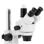 AmScope SM-1TNY-144A-AF2 SM-1 Series Industrial Inspection Zoom Trinocular Stereo Microscope 7X-90X w/ Multi-Zone 144 LED and 1080P 2MP HDMI Auto-focus Camera on Pillar Stand w/ Small Base (9)