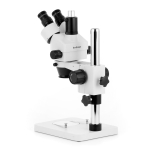 AmScope SM-1TSY-144S-3M3 SM-1T Series Trinocular Zoom Stereo Microscope 7X-90X Magnification w/ 144 LED Compact Ring Light and 3MP USB 3.0 C-mount Camera on Pillar Stand (8)