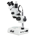 AmScope SM-2TP-HD2 SM-2 Series Simul-Focal Zoom Trinocular Stereo Microscope 7X-45X Magnification w/ Dual Halogen Lights and 2MP HDMI CMOS C-Mount Camera (10)