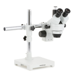 AmScope SM-3TZZ-30WY-8M SM-3 Series Zoom Trinocular Stereo Microscope 3.5X-180X w/ 30W LED Double Gooseneck FO Lights and 8MP USB 2.0 C-mount Camera on Single Arm Boom Stand (8)