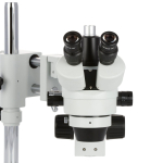 AmScope SM-4TYY-144-14M3 Zoom Trinocular Stereo Microscope 7X-135X Magnification w/ 144 LED Ring Light and 14MP USB 3.0 C-mount Camera on Double Arm Boom Stand (8)