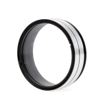 AmScope SM10-W 1X Barlow Lens For SM Stereo Microscopes (48MM), Silver Finish (2)