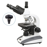 AmScope T360-10M T360 Siedentopf Biological Trinocular Microscope 40X-1000X w/ 1W LED, 3D Stage & 10MP USB 2.0 Camera (2)