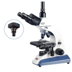 AmScope T520C-5M3 Biological Trinocular Compound Microscope 40X-2500X Magnification w/ 20W Halogen, 3D Mechanical Stage and 5MP USB 3.0 C-mount Camera (2)