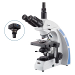 AmScope T570C-5M3 Semi-Plan Biological Research Grade Trinocular Compound Microscope 40X-2500X Magnification w/ 3W LED Kohler Illumination, 3D Mechanical Stage and 5MP USB 3.0 C-mount Camera (2)