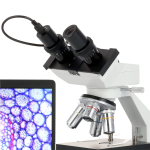 AmScope B100B B100 Series Biological Binocular Compound Microscope 40X-2000X Magnification With LED Light (6)