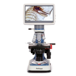 AmScope B120C-R-DMH18070 B120C-R Series USB-C Rechargeable Student Binocular Compound Microscope 40X-2500X Magnification with 7in Digital Display Camera Head (3)