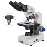 AmScope B340C-LED-3M3 B340 Series Student and Professional Siedentopf Binocular Compound Microscope 40X-2500X w/ 3W LED, 3D Mechanical Stage and 3MP USB 3.0 C-mount Camera (2)