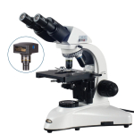AmScope B530A-E3 Binocular Compound Microscope 40X-1600X Magnification w/ 20W Halogen Kohler Illumination, 3D Mechanical Stage and 3MP Camera (2)