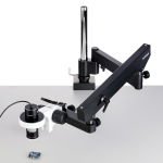 AmScope HHD2100HD-ASB HHD Series All-In-One 2.1MP Professional Polarizing 1080p Handheld Digital HDMI Microscope w/ 10X-280X + LED Ring Illuminator + Articulating Arm Base Plate (20)