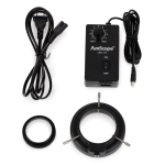 AmScope LED-144 144-LED Microscope Ring Light with Adapter (3)