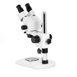 AmScope SM-1BN Zoom Binocular Stereo Microscope 7X-45X Magnification on Compact Pillar Stand (6)