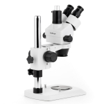 AmScope SM-1TNY-144A-AF2 SM-1 Series Industrial Inspection Zoom Trinocular Stereo Microscope 7X-90X w/ Multi-Zone 144 LED and 1080P 2MP HDMI Auto-focus Camera on Pillar Stand w/ Small Base (10)
