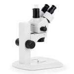 AmScope SM-1TRZZ-FODR-HD2GS SM-1 Series Zoom Trinocular Stereo Microscope 3.5X-180X w/ 150W Halogen Dual Gooseneck & Ring Lights and 2MP HDMI Global Shutter CMOS C-Mount Camera on Track Stand (12)