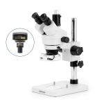 AmScope SM-1TSY-144S-3M3 SM-1T Series Trinocular Zoom Stereo Microscope 7X-90X Magnification w/ 144 LED Compact Ring Light and 3MP USB 3.0 C-mount Camera on Pillar Stand (5)