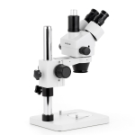 AmScope SM-1TSX-FODR-9M SM-1 Series Zoom Trinocular Stereo Microscope 3.5X-45X w/ 150W Halogen Dual Gooseneck & Ring Lights and 9MP USB 2.0 C-mount Camera on Pillar Stand (9)