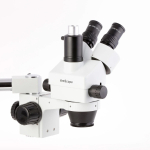 AmScope SM-3TP-8W 7X-45X Trinocular Simul-Focal Stereo Zoom Microscope w/8W LED Dual Gooseneck Illuminator on Single Arm Boom Stand (5)