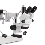 AmScope SM-4NTP-8W-3M3 7X-45X Trinocular Simul-Focal Lockable Stereo Zoom Microscope w/8W LED Dual Gooseneck Illuminator and 3MP USB 3.0 C-mount Camera on Double Arm Boom Stand (5)