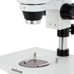 AmScope SM10-W 1X Barlow Lens For SM Stereo Microscopes (48MM), Silver Finish (3)