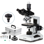 AmScope T490-PCT-2MBI T490 Series Phase-Contrast Trinocular Compound Microscope 40X-1000X Magnification with 20W Halogen, 2MP USB 2.0 Camera (4)