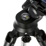 AmScope TLS-T70700B AmScope 35X-525X 70mm f/10 Refractor Telescope with 2-Section Altazimuth Tripod, Blue Finish (5)