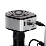 AmScope DM650AM-HDM11 DM650 Series Digital Video Inspection Digital Microscope HD 0.6X-5X on Table Stand w/ Smart Auto-Zoom + 11.6" HD Monitor (4)