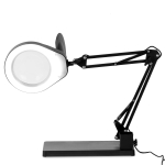 AmScope MAGLED-80-TT 2.375X Magnification 5" Lens 80 LED 10W Tabletop Magnifying Lamp (4)