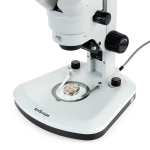 AmScope SM-1BX-RL-10M SM-1 Series Zoom Binocular Stereo Microscope 3.5X-45X Magnification w/ 10MP USB 2.0 C-mount Camera on Track Stand (8)
