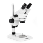 AmScope SM-1BN Zoom Binocular Stereo Microscope 7X-45X Magnification on Compact Pillar Stand (7)
