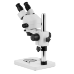 AmScope SM-1BS-80S-10M SM-1 Series Inspection and Dissecting Zoom Binocular Stereo Microscope 7X-45X w/ 80 LED Compact Ring Light and 10MP USB 2.0 C-mount Camera on Compact Pillar Stand (8)