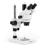AmScope SM-1TNY-144A-AF2 SM-1 Series Industrial Inspection Zoom Trinocular Stereo Microscope 7X-90X w/ Multi-Zone 144 LED and 1080P 2MP HDMI Auto-focus Camera on Pillar Stand w/ Small Base (11)