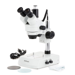 AmScope SM-2TP-HD2 SM-2 Series Simul-Focal Zoom Trinocular Stereo Microscope 7X-45X Magnification w/ Dual Halogen Lights and 2MP HDMI CMOS C-Mount Camera (12)