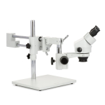 AmScope SM-4BY-FODR-3M3 SM-4 Series Zoom Binocular Stereo Microscope 7X-90X w/ 150W Halogen Dual Gooseneck & Ring Lights and 3MP USB 3.0 C-mount Camera on Double Arm Boom Stand (8)