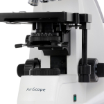 AmScope T570C-9M Semi-Plan Biological Research Grade Trinocular Compound Microscope 40X-2500X Magnification w/ 3W LED Kohler Illumination, 3D Mechanical Stage and 9MP USB 2.0 C-mount Camera (8)