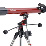 AmScope TLS-MEQ-70900 AmScope Refractor EQ Telescope with Equatorial Mount, 70mm Aperture, 900mm Focal Length, Stainless Steel Tripod and Red Dot Finder (2)