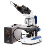 AmScope B270C-TCS-E3 Advanced Student and Professional Binocular Compound Microscope 40X-2500X Magnification w/ Temperature Control Stage Warmer, Slide Preparation Kit, and 3.0MP Camera (2)
