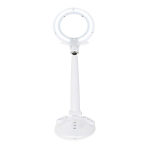 AmScope MAGLED-8098-2-A 1.75X Magnification 5" Diameter Lens 60 LED Desktop Magnifying Lamp (5)