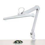 AmScope LMP-72 12W 72 LED Task Lamp on Articulating Arm w/ Table Clamp (5)